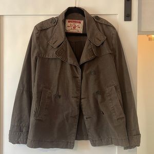 True religion trench coat